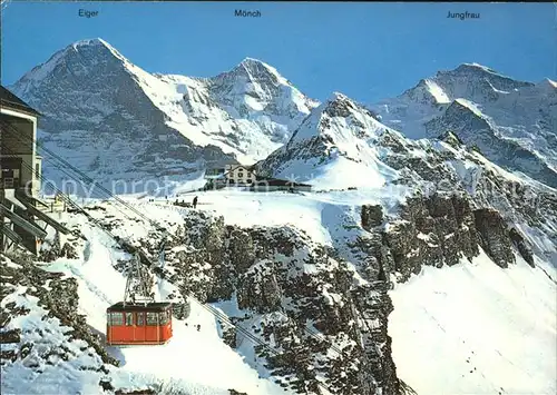 Seilbahn Maennlichen Bergstation Hotel Eiger Moench Jungfrau / Bahnen /
