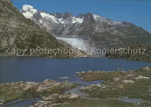 Gletscher Rhonegletscher Grimselpasshoehe  Kat. Berge