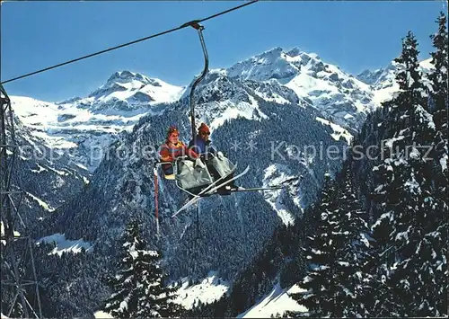 Sessellift Kiental Ramslauenen Kilchfluh Zahm  Kat. Bahnen