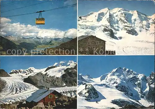 Seilbahn Diavolezza Piz Palue Bovalhuette Piz Bernina / Bahnen /