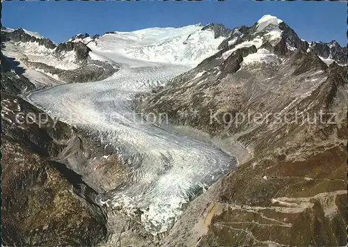 Gletscher Rhonegletscher Galenstock Furkastrasse  Kat. Berge