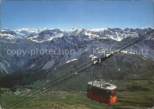 Seilbahn Arosa-Weisshorn Berninagruppe / Bahnen /