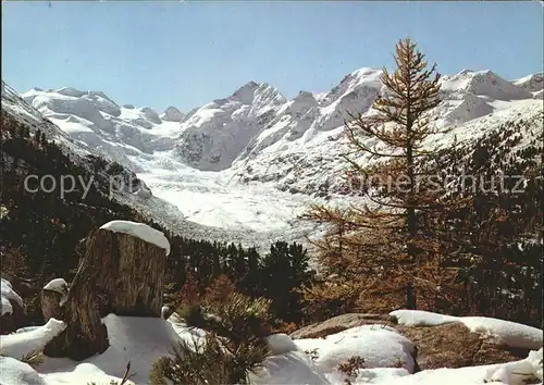 Gletscher Morteratschgletscher Kat. Berge