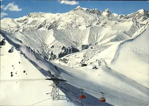 Seilbahn Weissfluhjoch Parsenn-Furka Scesaplana / Bahnen /