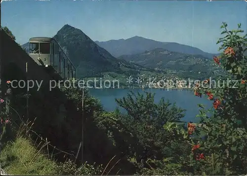 Zahnradbahn Monte Bre Lugano Kat. Bergbahn