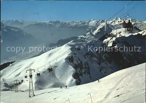 Sessellift Kaeserstatt Hohstraess Niesen Augstmatthorn Tannhorn Kat. Bahnen