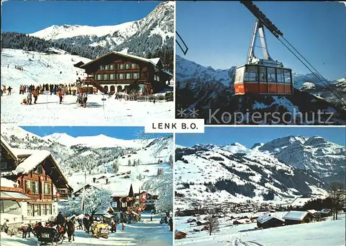 Seilbahn Lenk B.O.  / Bahnen /