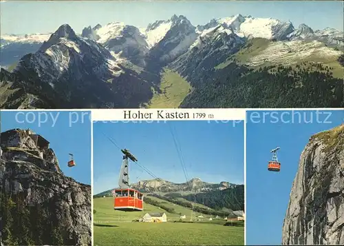 Seilbahn Hoher Kasten  / Bahnen /