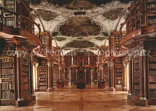 Bibliothek Library St. Gallen  Kat. Gebaeude