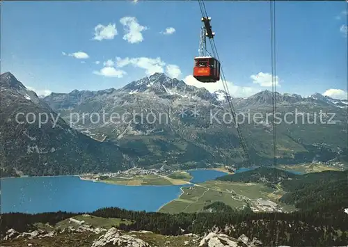 Seilbahn Corvatsch Silvaplana Champfer / Bahnen /