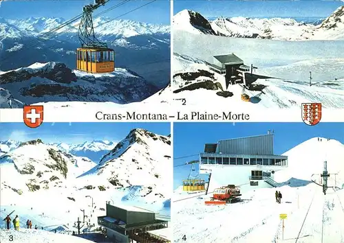 Seilbahn Crans-Montana La Plaine-Morte Restaurant  / Bahnen /