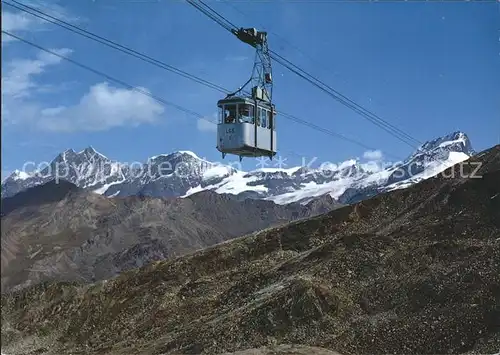 Seilbahn Gornergrat-Stockhorn Zermatt Dom Alphubel Rimpfischhorn  / Bahnen /