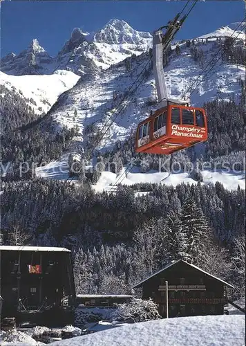 Seilbahn Champery Croix de Culet Haute Cime / Bahnen /