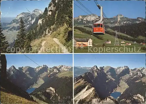 Seilbahn Bruelisau Hoher Kasten  / Bahnen /