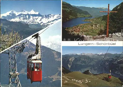 Seilbahn Lungern Turren Wetterhorngruppe Pilatus  / Bahnen /