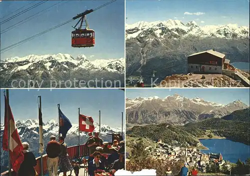 Seilbahn St. Moritz Bernina-Gruppe Corviglia Piz Nair  / Bahnen /