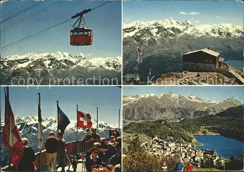 Seilbahn St. Moritz Bernina-Gruppe Corviglia Piz Nair / Bahnen /