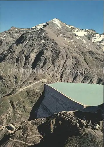 Staudamm Pumpspeicherkraftwerk Grand Dixence Valais  Kat. Gebaeude