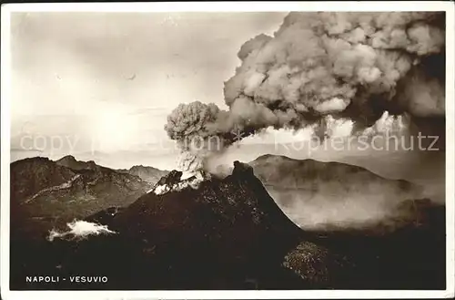 Vulkane Geysire Vulcans Geysers Napoli Vesuvio  Kat. Natur