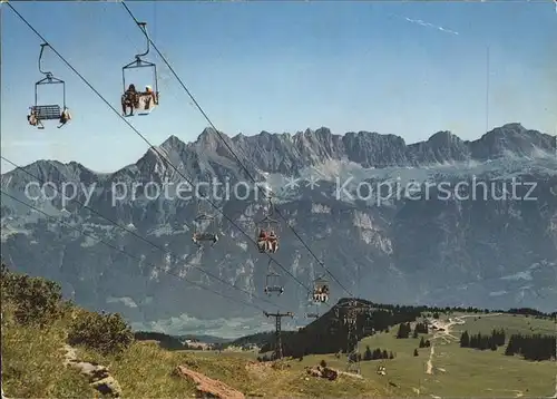 Sessellift Prodchamm Sichelchamm Flumserberge Gamsberg Kat. Bahnen