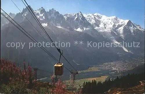Seilbahn Flegere-Super Chamonix Massif du Mt. Blanc Chaine des Aiguilles  / Bahnen /