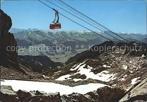 Seilbahn Saentis Churfirsten Glarner Alpen / Bahnen /