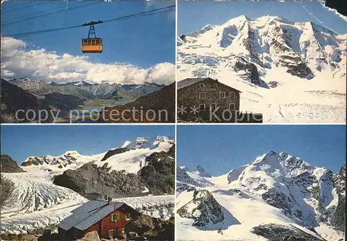 Seilbahn Diavolezza Piz Palue Bovalhuette Piz Bernina / Bahnen /