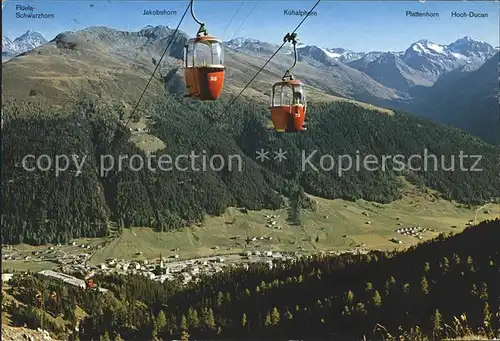 Seilbahn Schatzalp-Strelapass Davos Jakobshorn Hoch-Ducan / Bahnen /