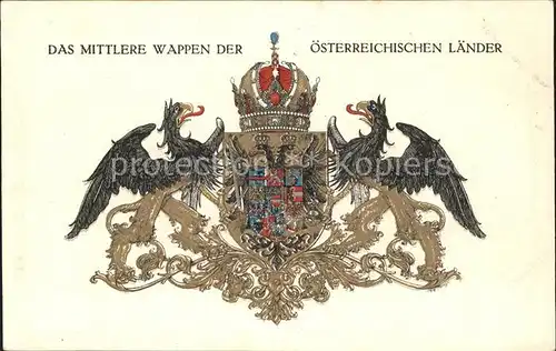 Wappen oesterreich Rotes Kreuz Kriegsfuersorgeamt Kriegshilfsbuero Nr. 285 Kat. Heraldik