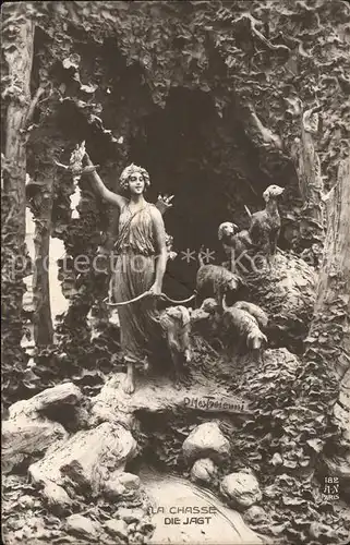 Foto AN Paris (Noyer) Nr. 182 Die Jagd La Chasse Kat. Fotografie