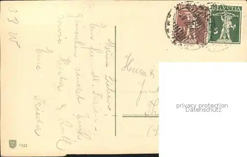 Haller Anna Maigloeckchen Nr. 1933 Korb  Kat. Kuenstlerkarte