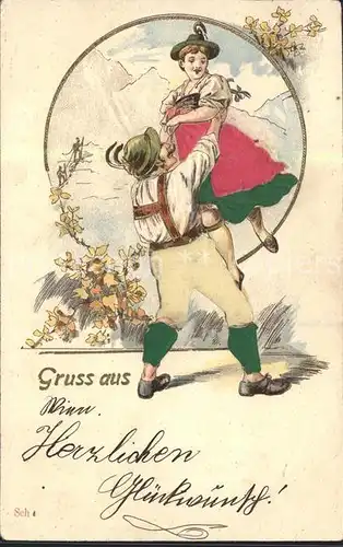 Tanz Taenzer Trachten Bayern / Tanz /
