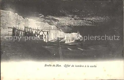 Hoehlen Caves Grottes Grotte de Han Effet de lumiere  Kat. Berge