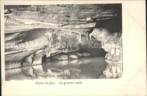 Hoehlen Caves Grottes Grotte de Han La grande voute Kat. Berge