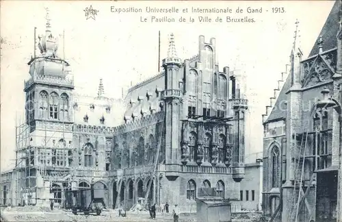 Exposition Universelle Gand 1913 Pavillon de la Ville de Bruxelles Kat. Expositions