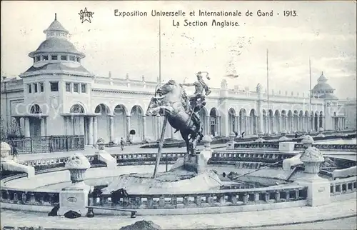 Exposition Universelle Gand 1913 Section Anglaise  Kat. Expositions