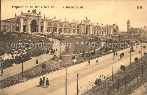 Exposition Universelle Bruxelles 1910 Le Grand Palais  Kat. Expositions