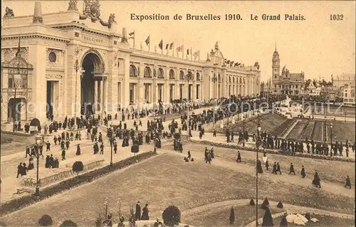 Exposition Universelle Bruxelles 1910 Le Grand Palais  Kat. Expositions