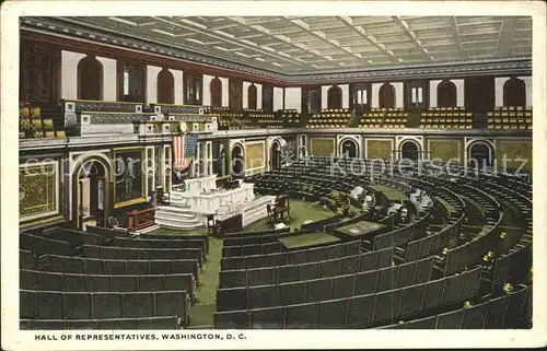 Politik Hall of Representatives Washington D.C. Kat. Politik
