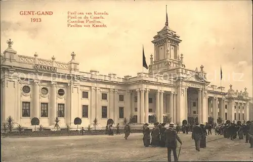 Exposition Universelle Gand 1913 Pavillon du Canada  Kat. Expositions