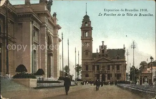 Exposition Universelle Bruxelles 1910 Pavillon de la Ville de Bruxelles  Kat. Expositions