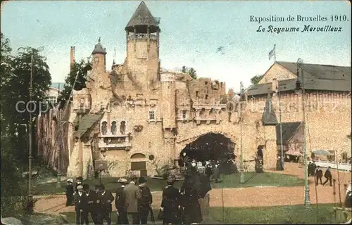 Exposition Universelle Bruxelles 1910 Royaume Merveilleux  Kat. Expositions