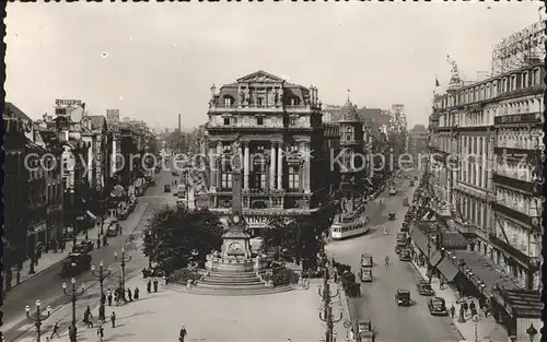 Strassenbahn Bruxelles Place de Brouckere  Kat. Strassenbahn