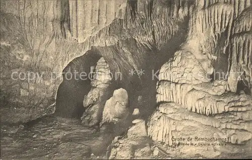 Hoehlen Caves Grottes Remouchamps Galerie ogivale Kat. Berge