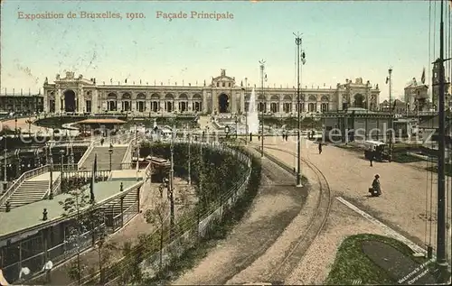 Exposition Universelle Bruxelles 1910 Facade Principale Kat. Expositions