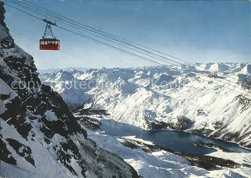 Seilbahn Silvaplana-Corvatsch Silsersee / Bahnen /