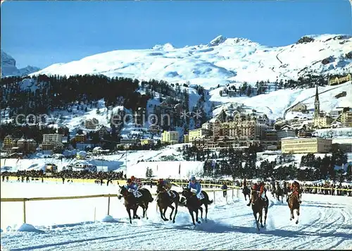Pferdesport Pferderennen Reitsport St. Moritz  / Sport /