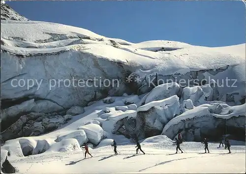 Ski Langlauf Morteratschgletscher  Kat. Sport