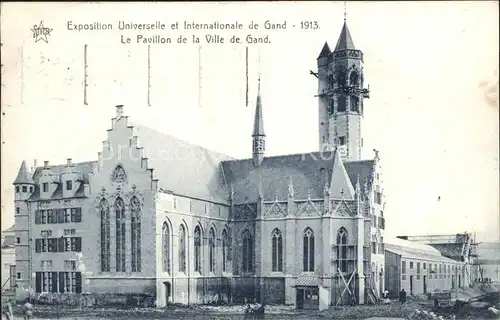 Exposition Universelle Gand 1913 Pavillon de la Ville de Gand  Kat. Expositions