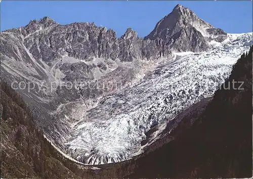 Gletscher Glacier du Trient Valais Kat. Berge